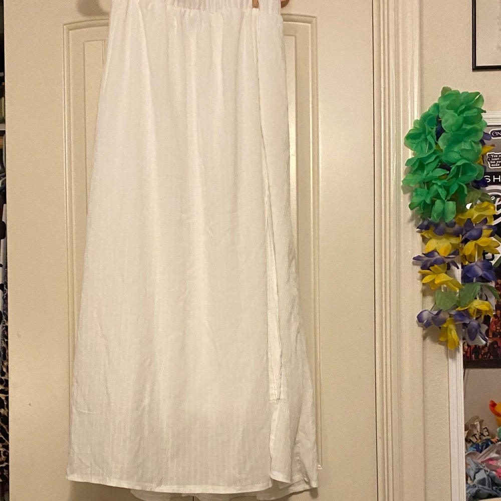 Elegant White Women's Skirt and Top